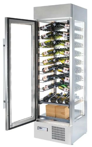 Xi Cool Premium 0650E - 1 Türe - 1-Zonen Weinklimaschrank Set